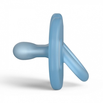 Пустушка силіконова Suavinex, фізіологічна, 0-6 міс., блакитний (307262) - Pampik - 2