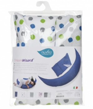 Набір аксесуарів для подушки Nuvita DreamWizard, білий (NV7101DOTS) - Pampik - 5