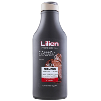 Шампунь чоловічий Lilien Caffeine, проти лупи, 350 мл (864878) - Pampik