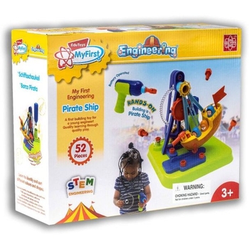 Конструктор Edu-Toys Пиратский корабль с инструментами (JS026) - Pampik - 5