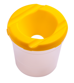 Стакан-непроливайка ZiBi Kids Line, жовтий (ZB.6900-08) - Pampik