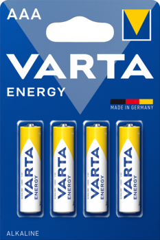 Батарейка Varta Energy AAA Bli 4 Alkaline, 4 шт. (4103229414) - Pampik