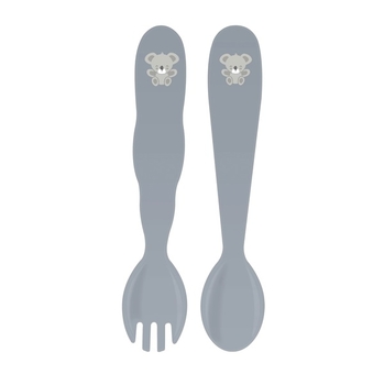 Набір столових приборів Tramontina Baby Le Petit, 2 предмети, сірий (23797/602) - Pampik