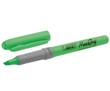 Маркер текстовый BIC Highlighter Grip, зеленый, 1 шт. (811932) - Pampik - 2