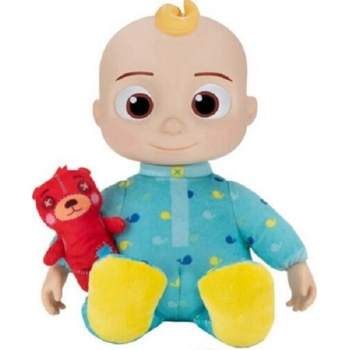 М'яка іграшка CoComelon Roto Plush Bedtime JJ Doll Джей Джей зі звуком, 30 см (CMW0016) - Pampik