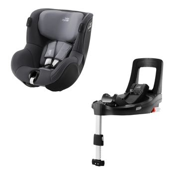 Автокрісло Britax Romer Dualfix iSENSE Midnight Grey з платформою Flex Base (2000035113) - Pampik