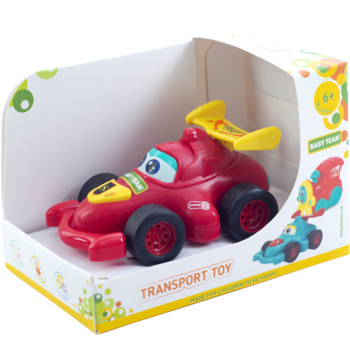 Машинка Baby Team інерційна, червона (8620_машинка красная) - Pampik