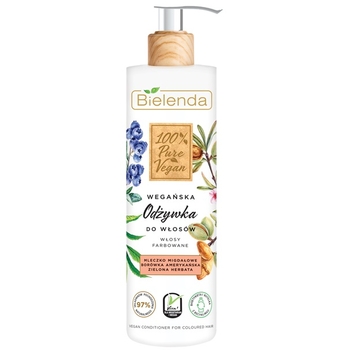 Кондиционер Bielenda 100% Pure Vegan для окрашенных волос, 240 мл - Pampik