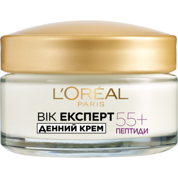 Дневной крем против морщин L'oreal Paris Возраст эксперт 55+ восстанавливающий, 50 мл (A7821700) - Pampik