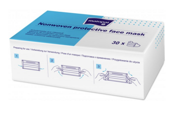 Маска одноразова тришарова Matopat з нетканого матеріалу, 30 шт. (MA-142-MO3U-007) - Pampik - 2