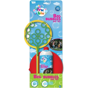 Мильні бульбашки Fru Blu Великий набір із розчином 0,5 л (DKF9477) - Pampik