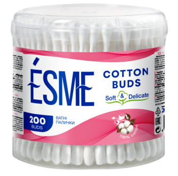 Ватные палочки Esme, 200 шт. - Pampik