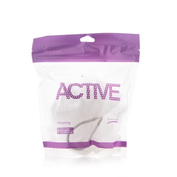Губка для душа Suavipiel Active Sence, білий, 1 шт. - Pampik