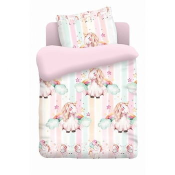 Комплект постільної білизни Ecotton Ranforse, дитячий, 140х110 см, Grey (19404) - Pampik