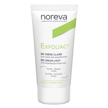 Коригуючий крем Noreva Laboratoires Exfoliac BB, 30 мл - Pampik