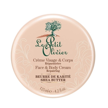 Крем для обличчя та тіла Le Petit Olivier Shower Butter, з олією карите, 125 мл (3549620020397) - Pampik