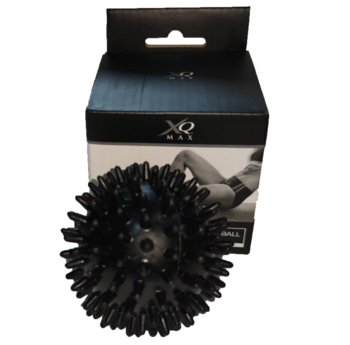 М'яч-масажер з шипами XQ Max, 7 см, чорний (850674) - Pampik
