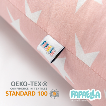 Защитный бортик-валик в кроватку Papaella Горошек, пудровый (8-34533 горошок пудра) - Pampik - 11