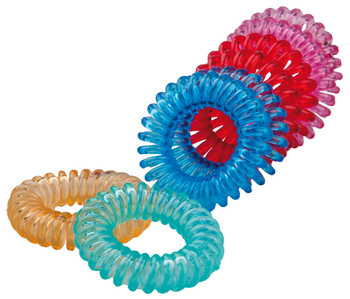 Набор разноцветных резинок для волос Titania Аnti Ziep, 2.5 см, 8 шт. (7991 GIRL B) - Pampik