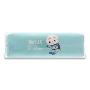 Пенал Offtop А, голубой (832959) - Pampik