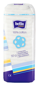 Вата медицинская гигиеническая Bella Cotton, 50 г (BC-071-A050-003) - Pampik
