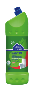 Гель для чистки унитазов Clean House Santri Альпийская свежесть, 1 л - Pampik