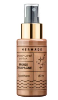 Шиммер-спрей для тела Mermade Bronze Champagne, 80 мл (MRS0001) - Pampik