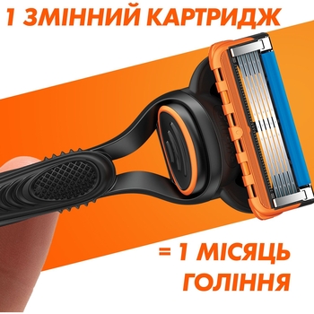 Змінні картриджі для гоління чоловічі Gillette Fusion5 12 шт. - Pampik - 5