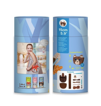 Набор для творчества Avenir 2 в 1 Вязание сумочки Мишка (CH201749) - Pampik - 2