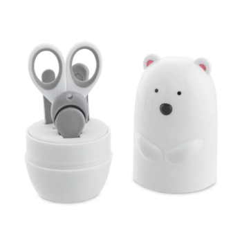 Манікюрний дитячий набір Chicco 4 в 1 Polar bear (10731.10) - Pampik