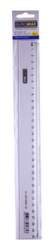 Лінійка пластикова Buromax, 30 см, прозорий (BM.5826-30) - Pampik