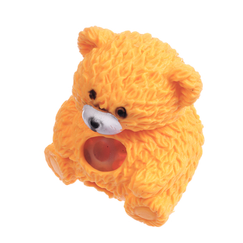 Іграшка-антистрес Offtop Ведмідь, жовтий (860255) - Pampik