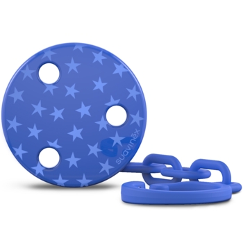 Кліпса для пустушки Suavinex Basics, синій (307632/3) - Pampik