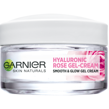 Увлажняющий гиалуроновый гель-крем Garnier Skin Naturals с розовой водой, для всех типов кожи, 50 мл (C6533600) - Pampik