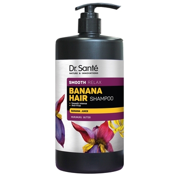 Шампунь для волос Dr. Sante Banana Hair smooth relax, 1000 мл - Pampik
