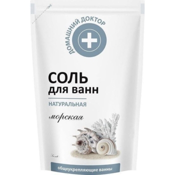 Соль для ванн Домашний Доктор натуральная, 500 г - Pampik