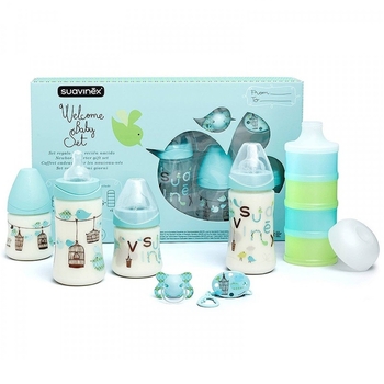 Великий подарунковий набір Suavinex Hygge Перші історії, блакитний (301704) - Pampik