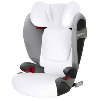 Літній чохол для автокрісла Cybex Pallas Solution S-Fix, білий (521002092) - Pampik
