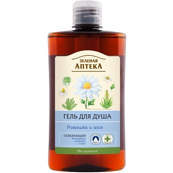 Гель для душа Зеленая Аптека Ромашка и алоэ, 400 мл - Pampik
