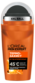 Дезодорант-Антиперспірант L’Oreal Paris Men Expert Термозахист для чоловіків, кульковий, 50 мл - Pampik