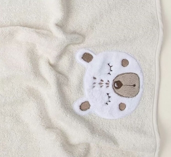 Рушник дитячий Irya Teddy, 75х50 см, кремовий (svt-2000022282031) - Pampik - 3