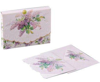 Листівка з конвертом Alberti Livio Бузок, 12,5 х 10 см (679-016) - Pampik