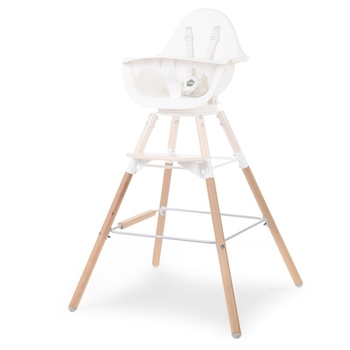 Комплект дополнительных удлинительных ножек Childhome Evolu natural white с подножкой (CHEVOFTNA) - Pampik - 3