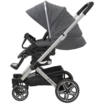 Универсальная коляска 2 в 1 Hartan VIP GTS Grey Hearts (2326141400-1) - Pampik - 4