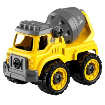 Конструктор DIY Spatial Creativity Бетонозмішувач, жовтий (CJ-1614170) - Pampik