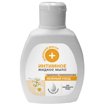 Интимное жидкое мыло Домашний Доктор Нежный уход с ромашкой 200 мл - Pampik - 2