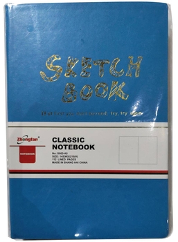 Блокнот Zhongfan, 21,5х14,5 см, синий (834085) - Pampik