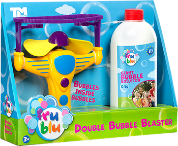 Мыльные пузыри Fru Blu Двойной бластер с раствором 0,5 л (DKF8205) - Pampik - 4