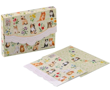 Открытка с конвертом Alberti Livio Котята, 12,5 х 10 см (679-019) - Pampik