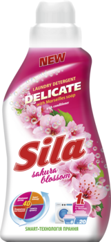 Рідкий засiб для прання Sila Delicate, 1 л - Pampik